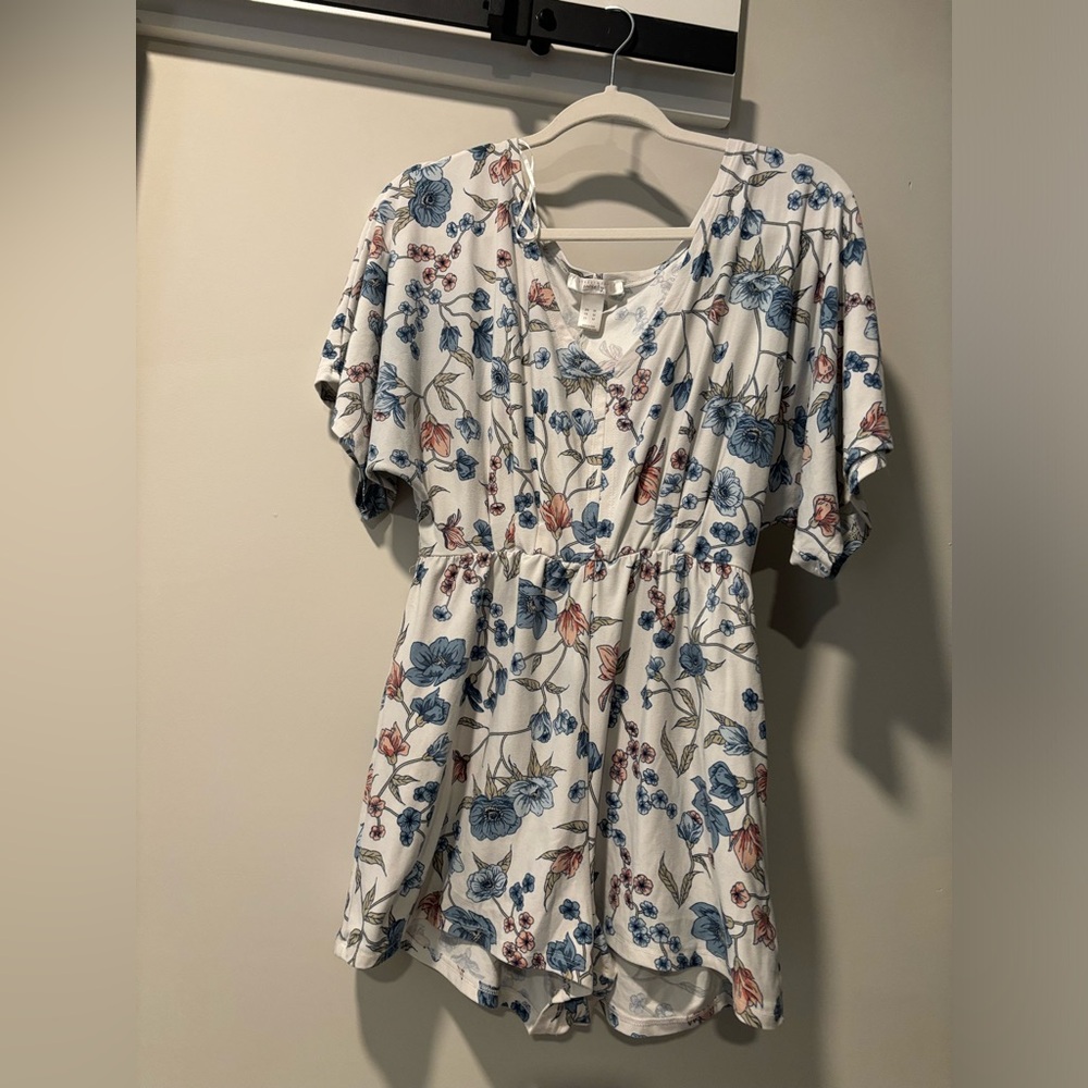 Floral Women’s Shorts Jumpsuit